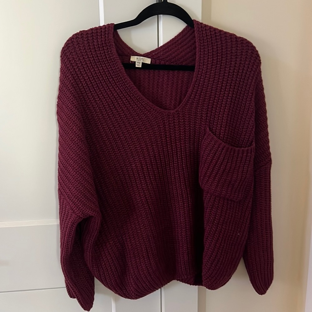 Maroon Sweater